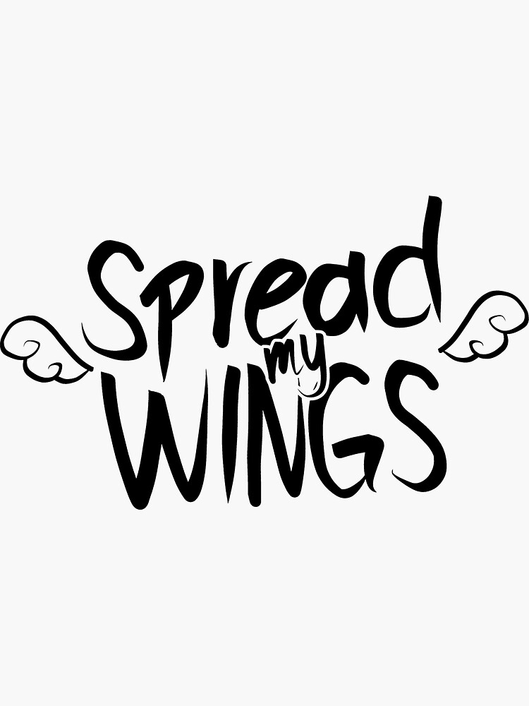 "Stray Kids "Spread My Wings" Illustration" Sticker by stepoutstay