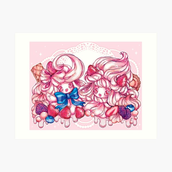 *: Alcremie Delights :* Art Print
