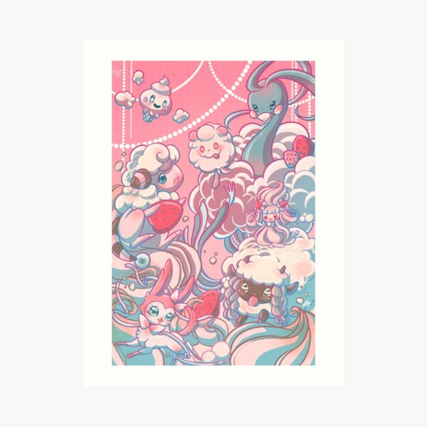 Sparkly Swirl Art Print