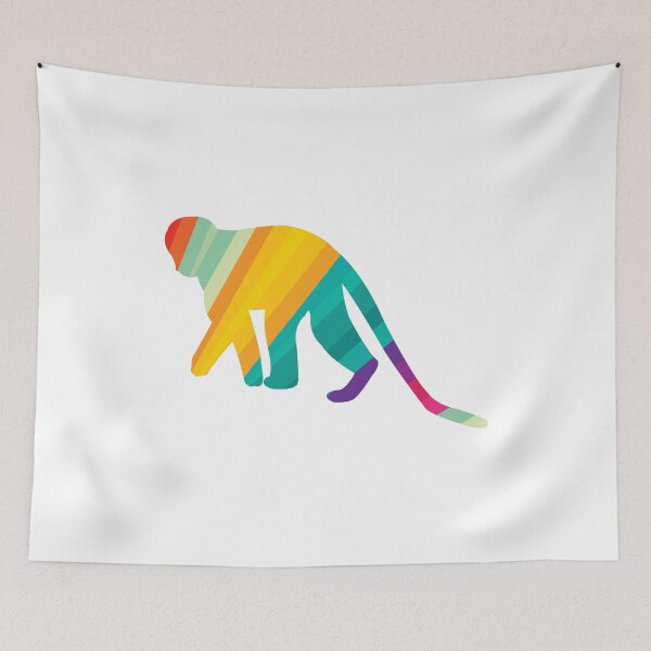Item preview, Capuchin monkey silhouette designed and sold by 1681830934131.