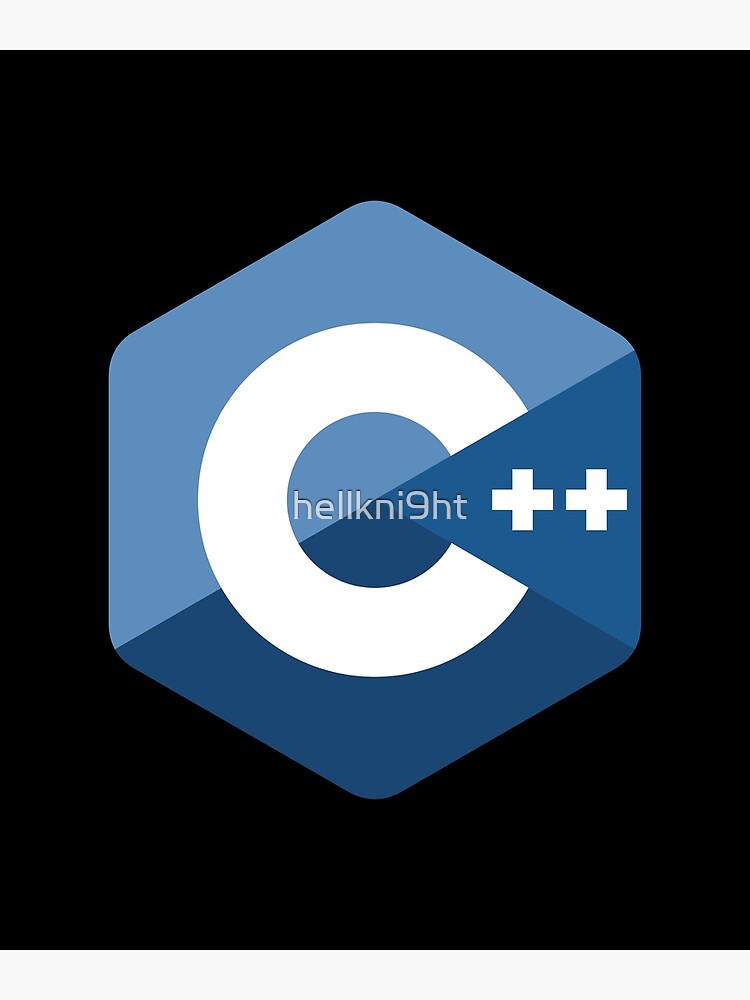 C Logo For C C Software Developer Greeting Card By Hellkni9ht Redbubble