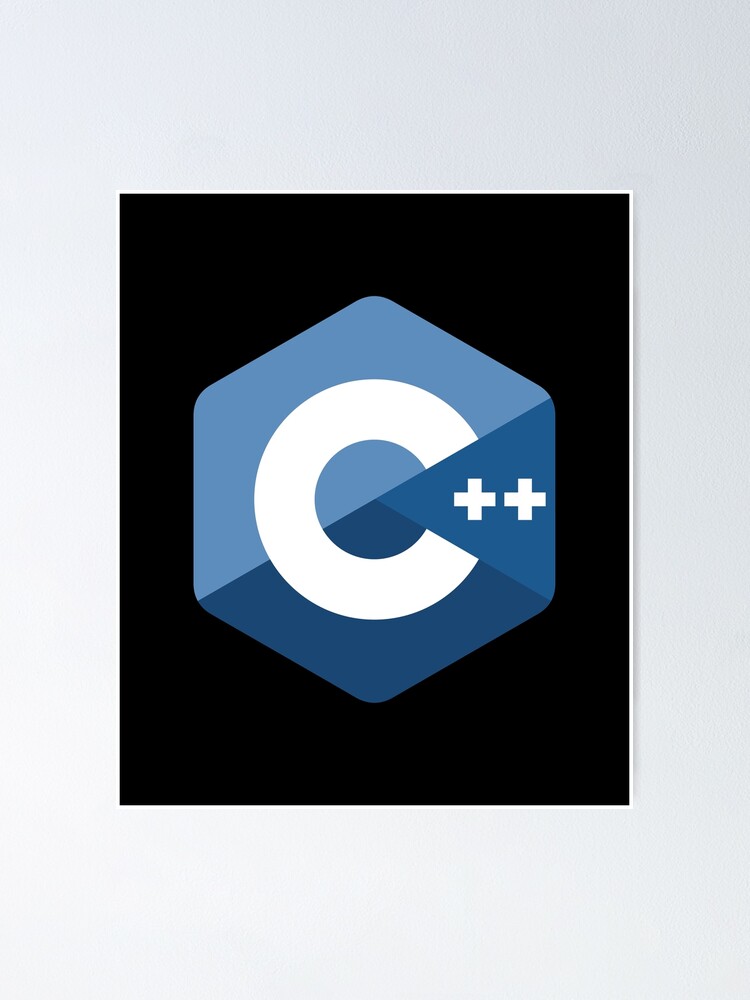 "C++ Logo for C/C++ Software Developer" Poster for Sale by hellkni9ht ...