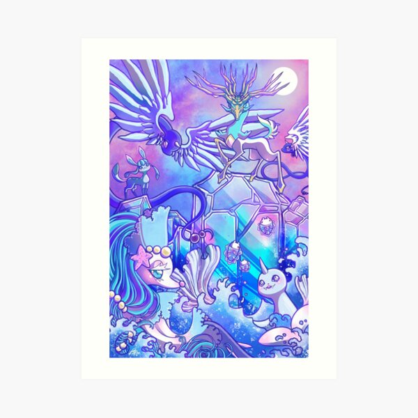 Aurora Veil Art Print