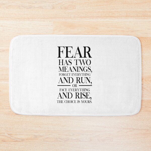Item preview, Fear has two meanings. Motivational workout.  designed and sold by Pameli.