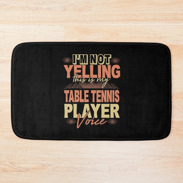 Item preview, Table tennis player saying sport hobby designed and sold by 1681830934131.