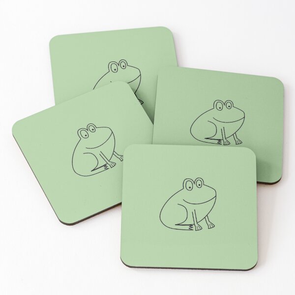 Artikelvorschau, Karikatur-Frosch-Entwurfs-Kunst / DIY Gewebe-Markierungs-Projekt-T-Stück entworfen und verkauft von FuzzyHoney.