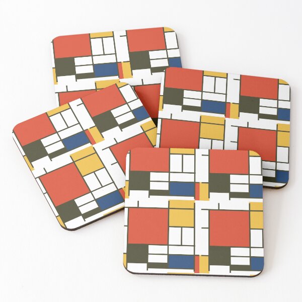 Item preview, Mondrian Square Pattern designed and sold by isstgeschichte.