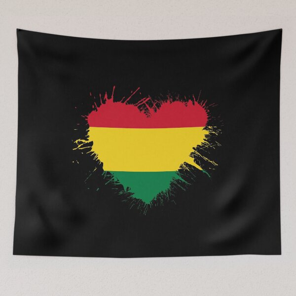 Artikelvorschau, Bolivien Herz Flagge entworfen und verkauft von 1681830934131.
