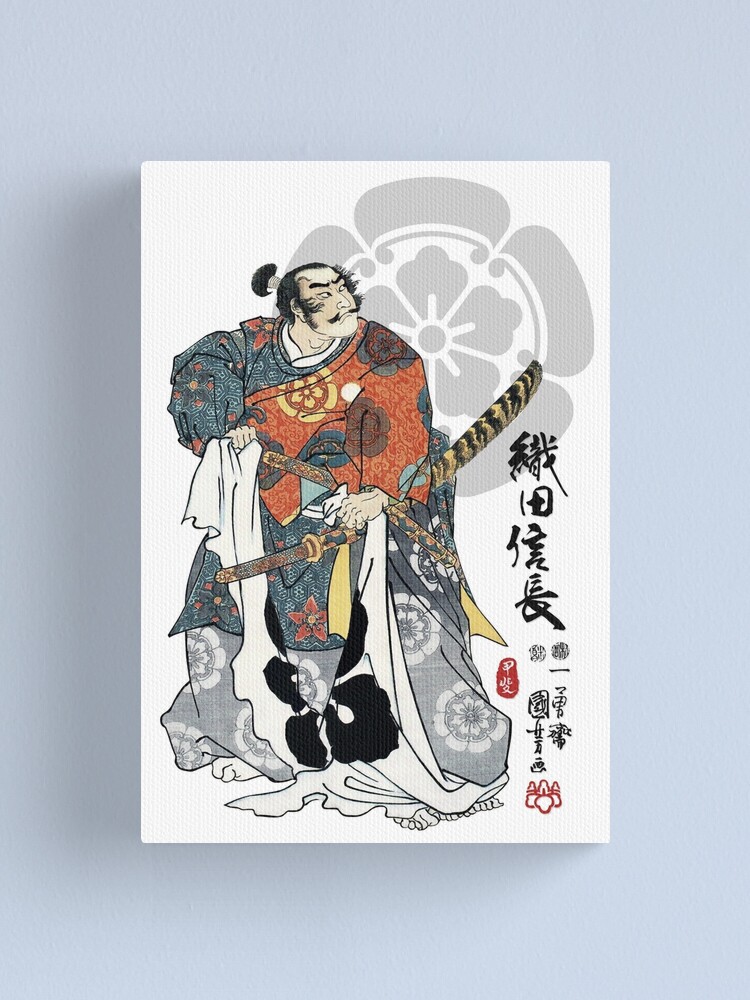 Oda Nobunaga Ukiyo-e Canvas Print for Sale by Takeda-art