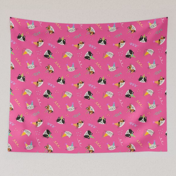 Item preview, Cat Purr-tay! - Pink designed and sold by The Wellington Boot.