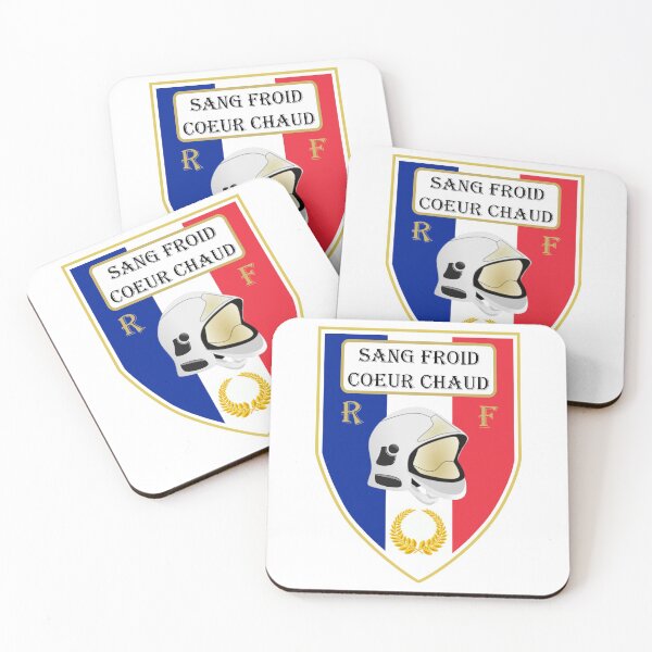 Item preview, Firefighter badge "Cold blood - Warm heart" designed and sold by Schlitteur.