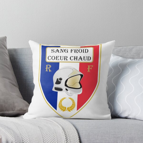 Item preview, Firefighter badge "Cold blood - Warm heart" designed and sold by Schlitteur.
