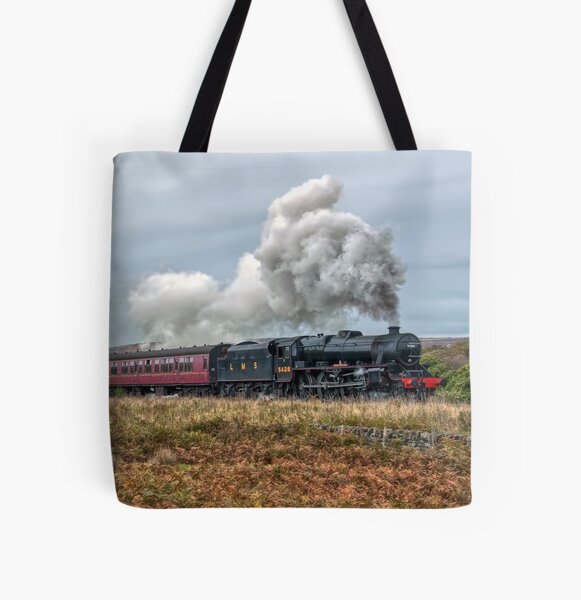 LMS Black Five 5428 All Over Print Tote Bag