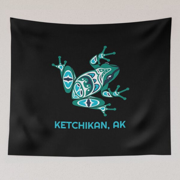 Item preview, Ketchikan, Alaska Frog Pacific NW Native American Indian designed and sold by Better Me.