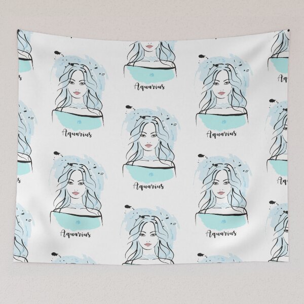 Item preview, Zodiac Sign Aquarius designed and sold by Girlfriend Boyfriend.
