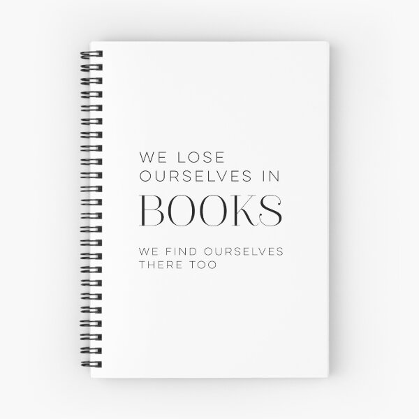 Item preview, We lose ourselves in books. We find ourselves there too designed and sold by wisemagpie.