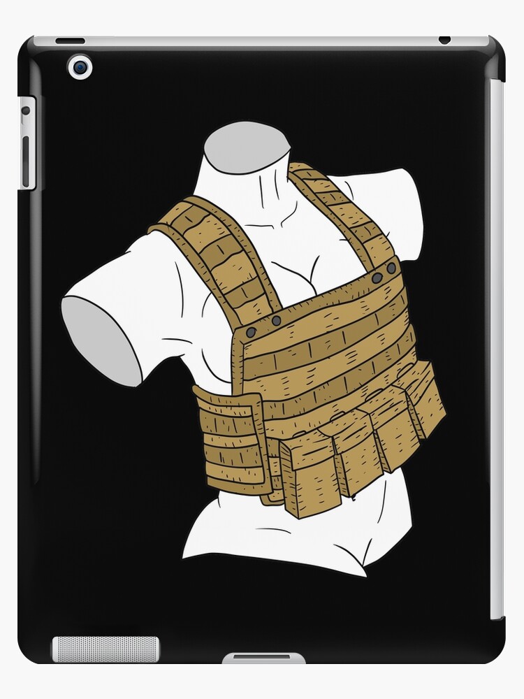 greek statue with body armor, female curves and tactical gear.  iPad Case  & Skin for Sale by JJ ADX