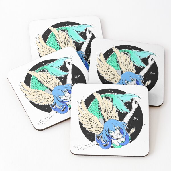 Item preview, Flight mermaid inktober designed and sold by ellrarte.