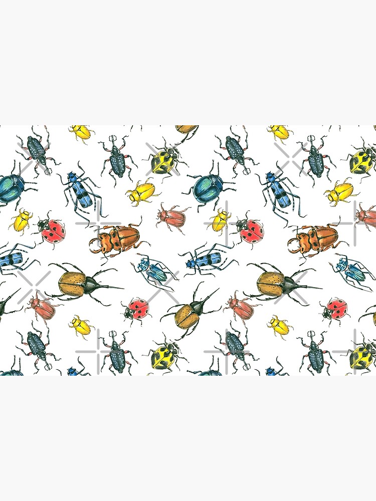 "Beetles" Bath Mat for Sale by katerinamk Redbubble