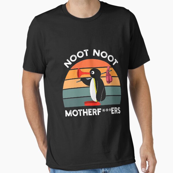 Vista previa del artículo con la obra «Noot Noot Pingu Shirt Noot Meme Gift, Pingu Noot Noot Motherf», diseñado y vendido por dimitrilaura.