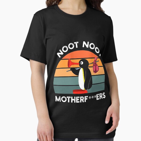 Vista previa del artículo con la obra «Noot Noot Pingu Shirt Noot Meme Gift, Pingu Noot Noot Motherf», diseñado y vendido por dimitrilaura.