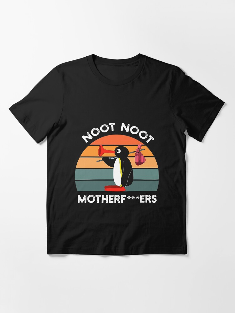 Imagen 3 de 7, Camiseta esencial con la obra Noot Noot Pingu Shirt Noot Meme Gift, Pingu Noot Noot Motherf, diseñada y vendida por dimitrilaura.