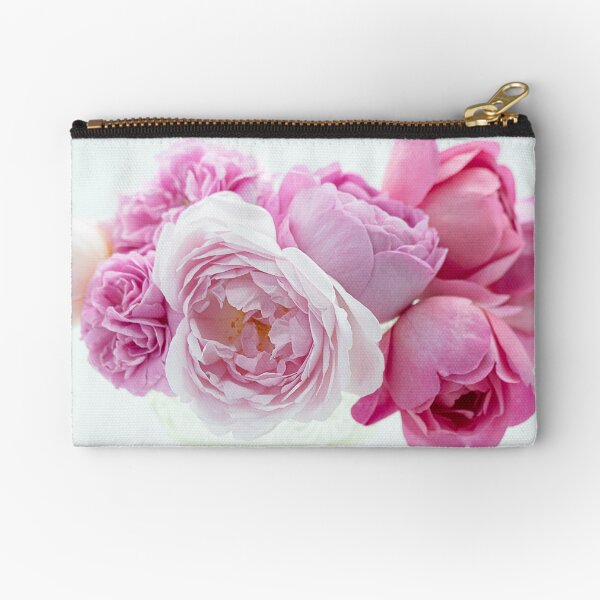 A Bouquet Of English Roses From My Rose Garden #1 Zipper Pouch