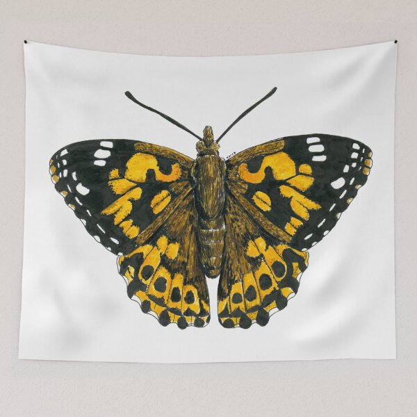 Item preview, Painted lady butterfly designed and sold by Katerina Mitkova Kirilova.