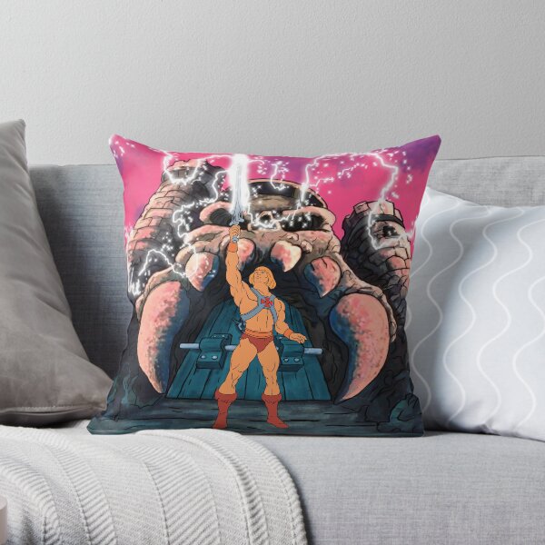 He-man Transform Tribute Throw Pillow