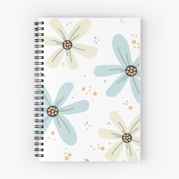 Item preview, dotty duck egg daisy floral design designed and sold by DebbieT68.
