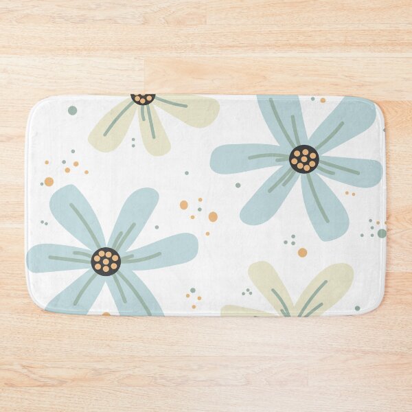 Item preview, dotty duck egg daisy floral design designed and sold by DebbieT68.