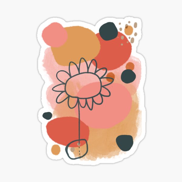 Item preview, Abstract Flower Power digital Art Design designed and sold by Florcitasart.