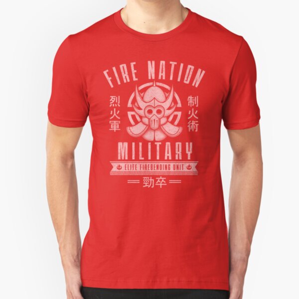 Avatar Fire Nation Slim Fit T-Shirt