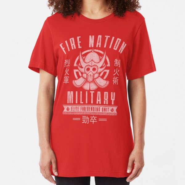 Avatar Fire Nation Slim Fit T-Shirt