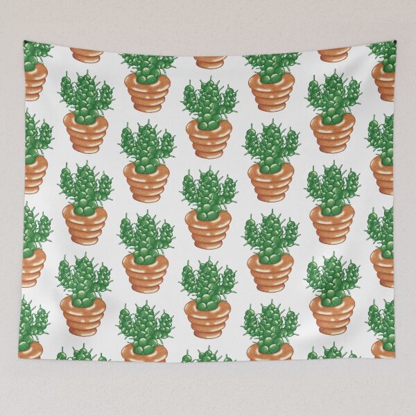Item preview, Balloon cactus pointillism painting designed and sold by MitoP.