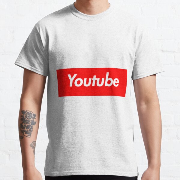 Youtube Supreme T Shirts Redbubble - roblox how to make clothes without paint net 2016 youtube