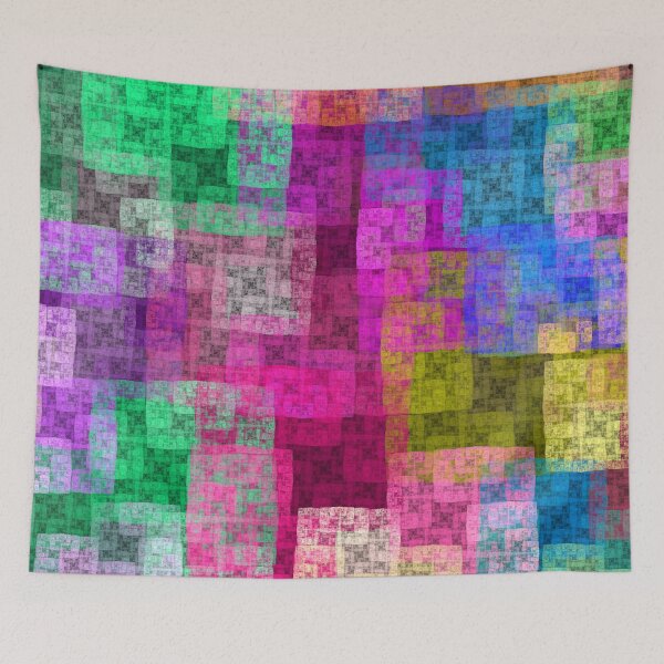 Aperçu de l'œuvre Cubes abstraits créée et vendue par MarionsArt.