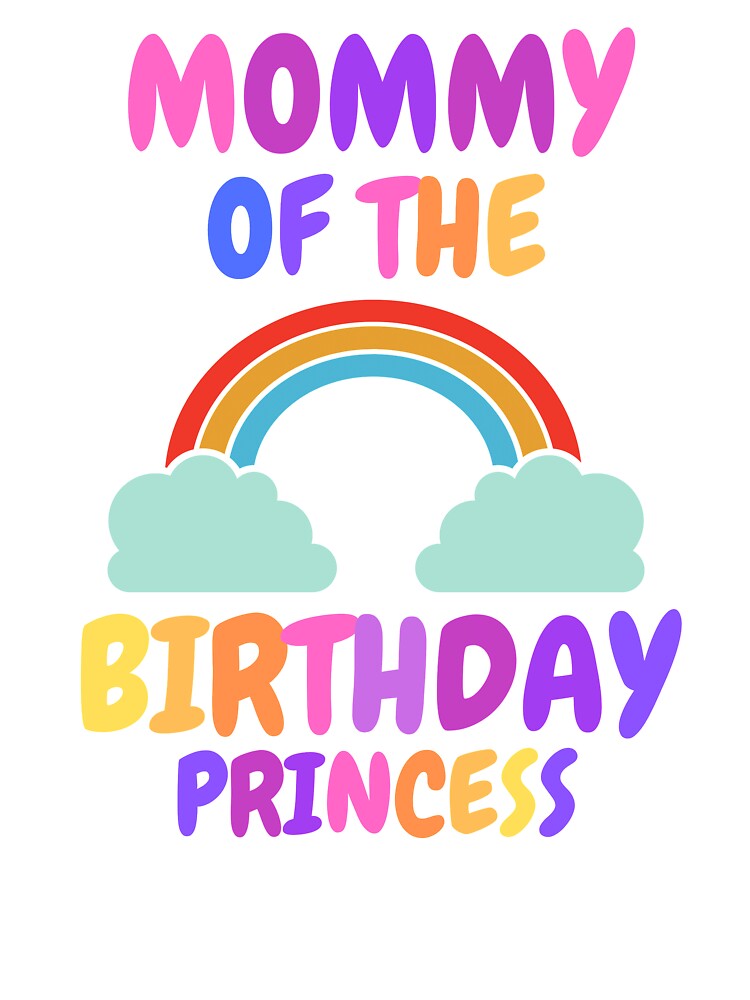 Mommy Of The Birthday Princess Unicorn Girl T Shirt Outfit Mommy Of The Birthday Princess Unicorn Girl T Shirt Outfit