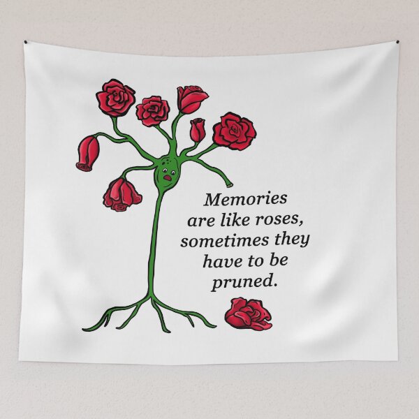 Item preview, Memories Are Like Roses - Psychology designed and sold by BundaBear.