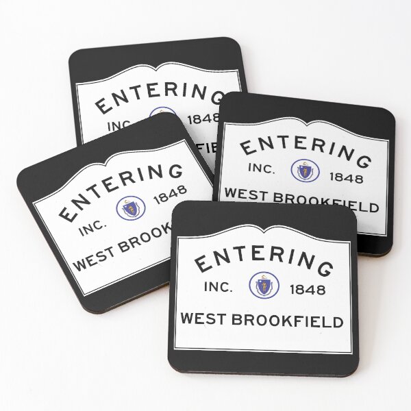 Item preview,  Entering West Brookfield Massachusetts - Commonwealth of Massachusetts Road Sign  designed and sold by NewNomads.