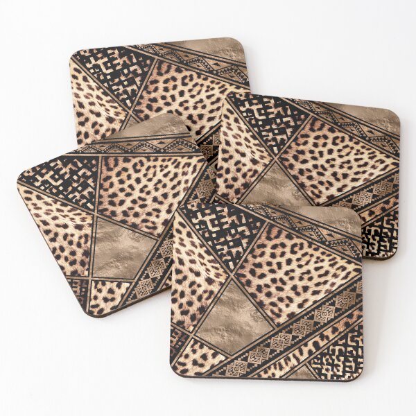Item preview, Cheetah Fur with Ethnic Ornaments designed and sold by k9printart.