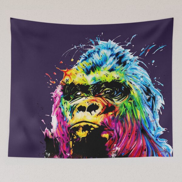 Item preview, Rainbow Gorilla dark purple designed and sold by Apatche Revealed.