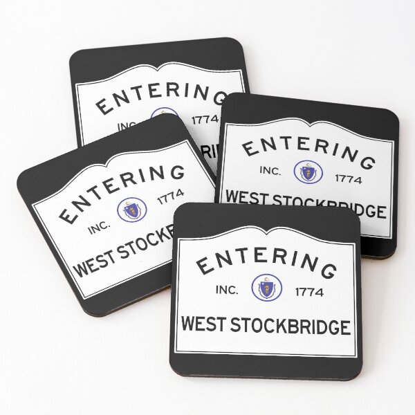 Item preview, Entering West Stockbridge Massachusetts - Commonwealth of Massachusetts Road Sign  designed and sold by NewNomads.