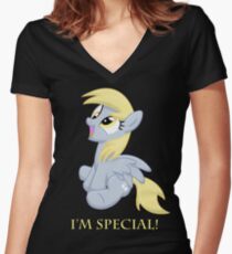 I'm special! Women's Fitted V-Neck T-Shirt