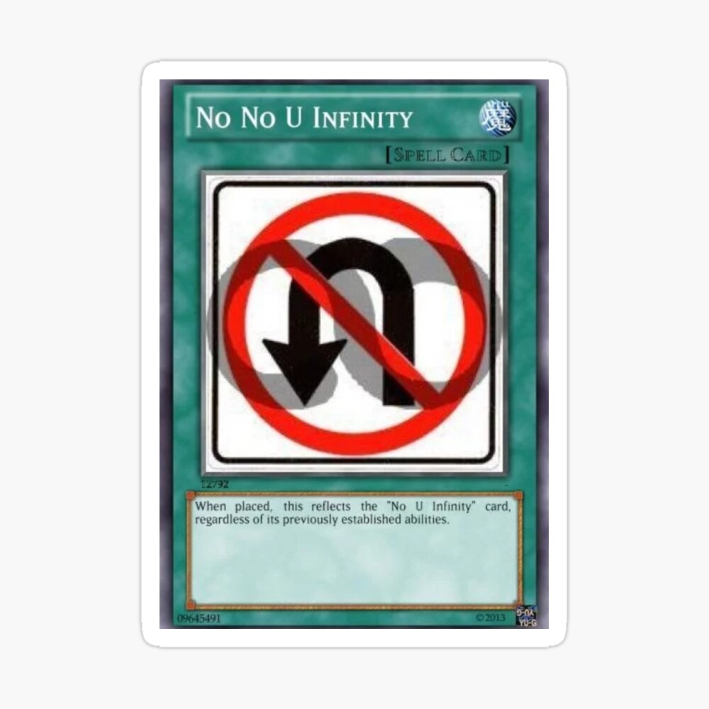 No no u infinity