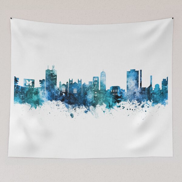 Item preview, Ann Arbor Michigan Skyline designed and sold by ArtPrints.
