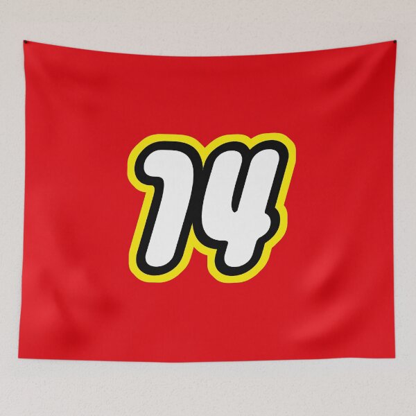 Item preview, Number 14 - retro bricks for perfect birthday gift designed and sold by Urosek.