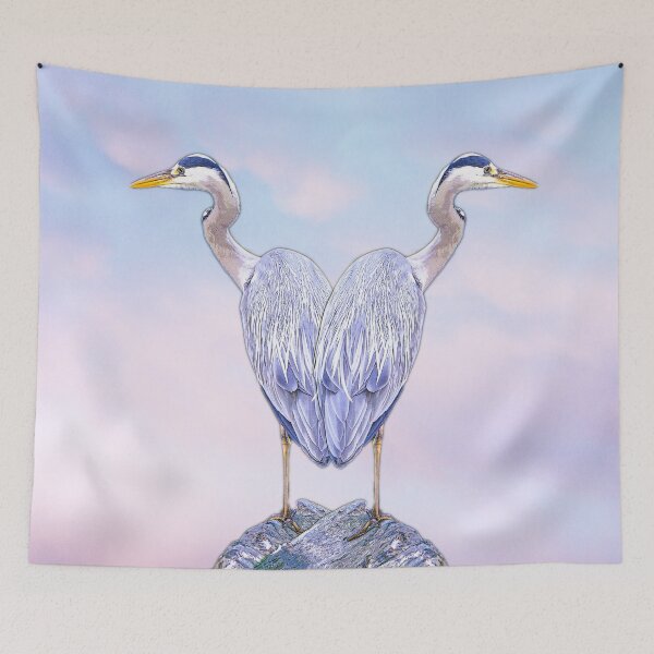 Item preview, A heart for herons designed and sold by MarionsArt.