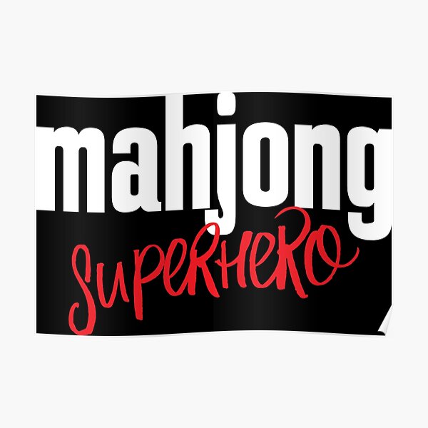 Mahjong Superhero Poster