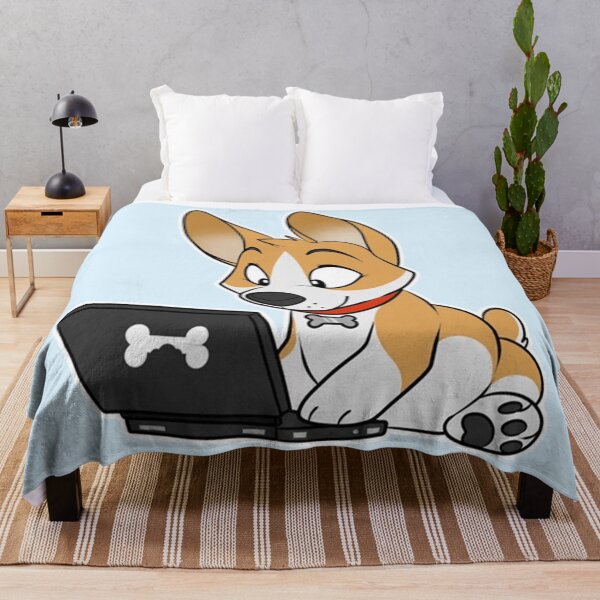 Item preview, Corgi Laptop designed and sold by Flakey-.